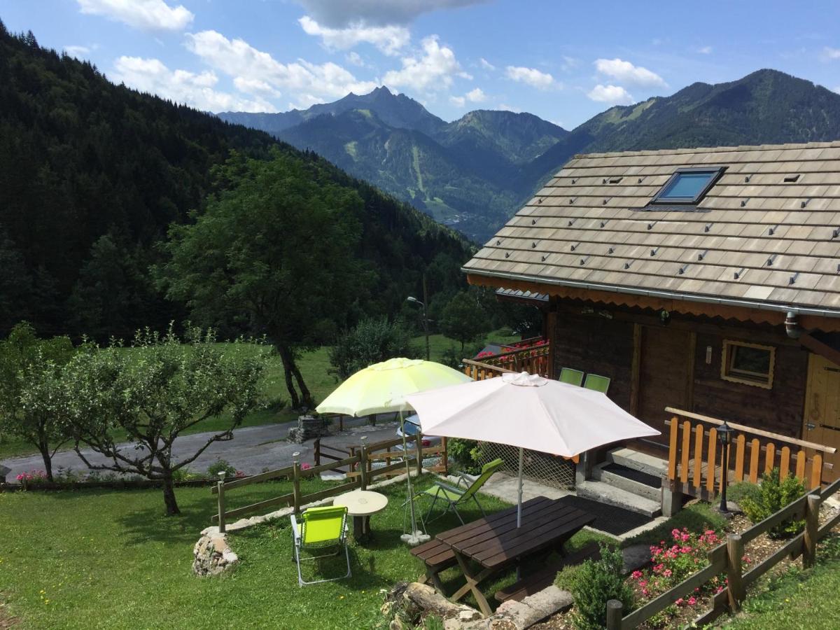Chalet Fleur Des Neiges Saint-Jean-dʼAulps Buitenkant foto