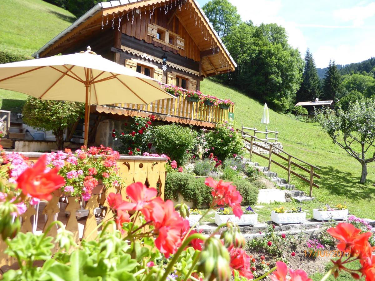 Chalet Fleur Des Neiges Saint-Jean-dʼAulps Buitenkant foto