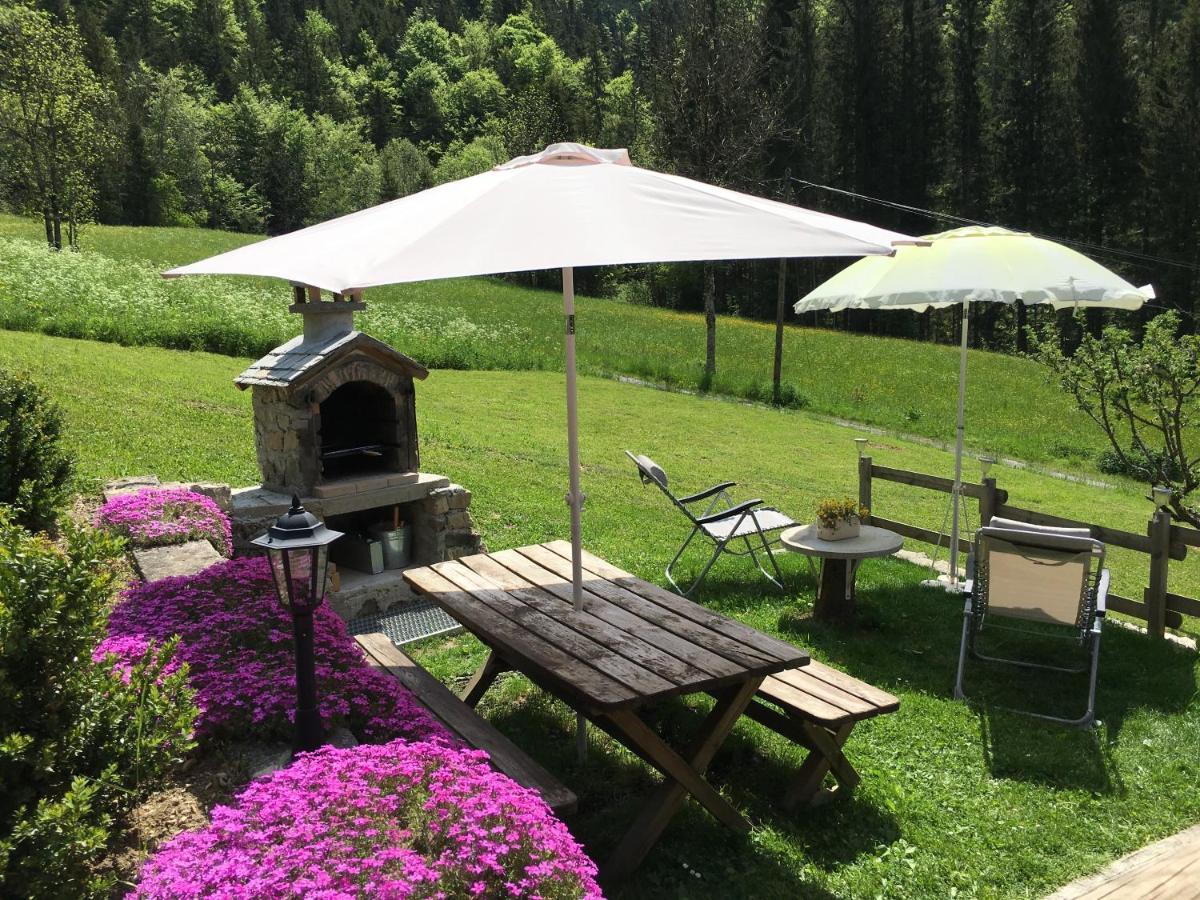 Chalet Fleur Des Neiges Saint-Jean-dʼAulps Buitenkant foto